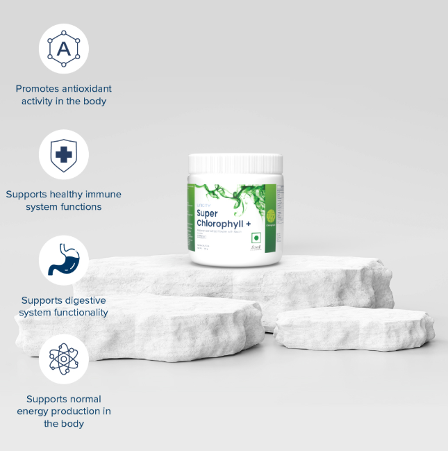 Unicity Super Chlorophyll Plus Mulberry Leaf Extract Powder with Niacin Plant Based Green Formula